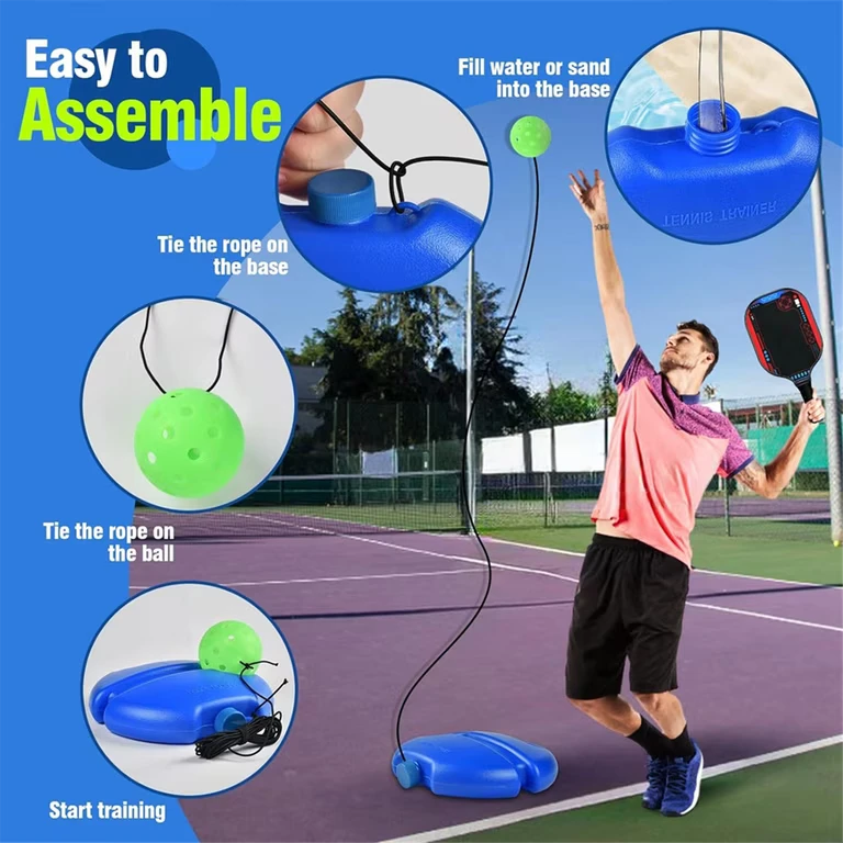Solo Rebound Trainer — Pickleball & Tennis